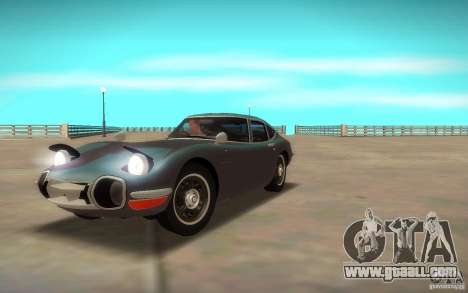 Toyota 2000GT 1969 for GTA San Andreas