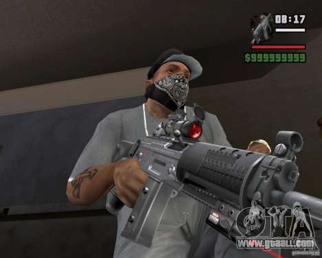 Rifle laser sight for GTA San Andreas