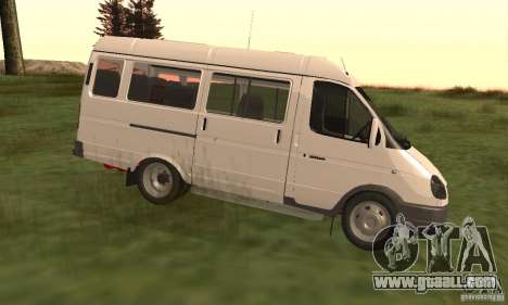 Gazelle 32213 Novosibirsk Minibus for GTA San Andreas