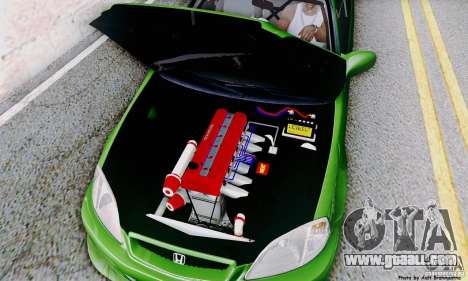 Honda Civic Si Sporty for GTA San Andreas