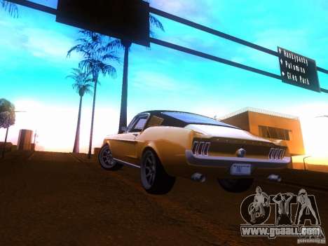 Ford Mustang 1967 GT Tuned for GTA San Andreas