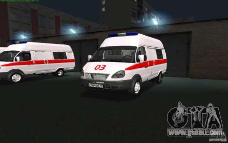 Gazelle 22172 ambulance for GTA San Andreas