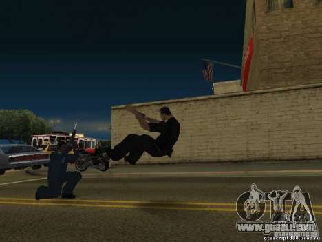 The effect of shot up close for GTA San Andreas