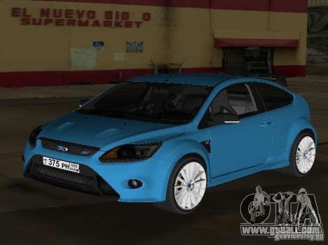 Ford Focus RS 2009 for GTA Vice City