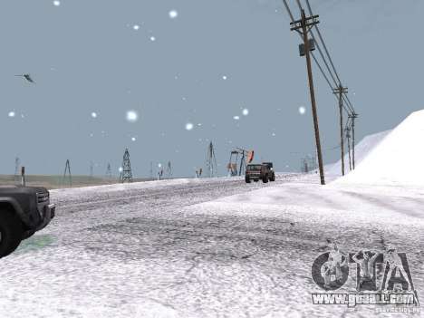 Snow for GTA San Andreas