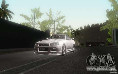 Nissan Skyline GT-R R34 M-spec Nur for GTA San Andreas