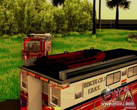 Pumper Firetruck Pierce F.D.N.Y for GTA San Andreas