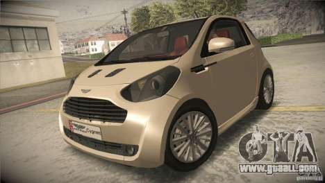 Aston Martin Cygnet 2010 V2.0 for GTA San Andreas