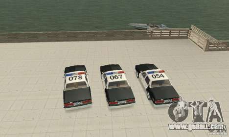 Chevrolet Caprice Interceptor 1986 Police for GTA San Andreas