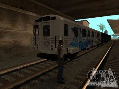 The train from GTA IV for GTA San Andreas