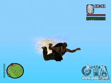 The new parachute for GTA San Andreas