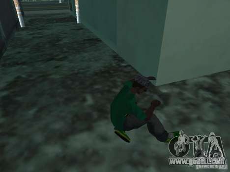 New green running shoes for GTA San Andreas
