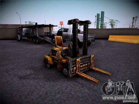 Forklift from the TimeShift for GTA San Andreas