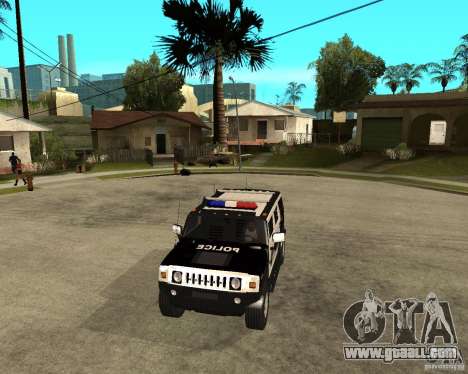 AMG H2 HUMMER SUV SAPD Police for GTA San Andreas