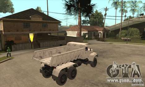 KRAZ dump truck 225 for GTA San Andreas