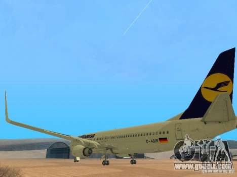 Boeing 737-800 Lufthansa for GTA San Andreas