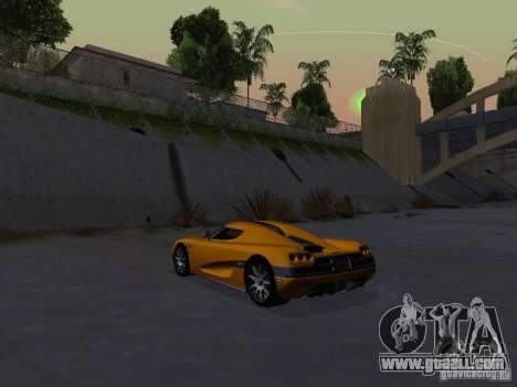 Koenigsegg CCX for GTA San Andreas
