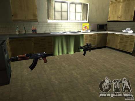 Pak domestic weapons version 2 for GTA San Andreas