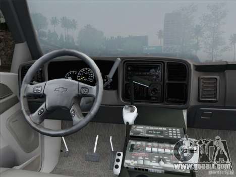 Chevrolet Suburban SFFD for GTA San Andreas