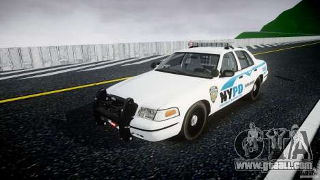 Ford Crown Victoria v2 NYPD [ELS] for GTA 4