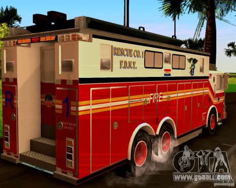 Pumper Firetruck Pierce F.D.N.Y for GTA San Andreas