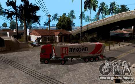 Trailer of Lukoil for Mercedes-Benz Actros for GTA San Andreas