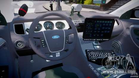 Ford Taurus Police Interceptor 2011 [ELS] for GTA 4