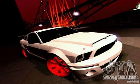 Shelby GT500 KR for GTA San Andreas