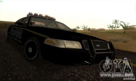 Ford Crown Victoria Alaska Police for GTA San Andreas