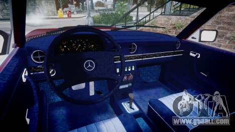 Mercedes-Benz 230E 1976 Tuning for GTA 4
