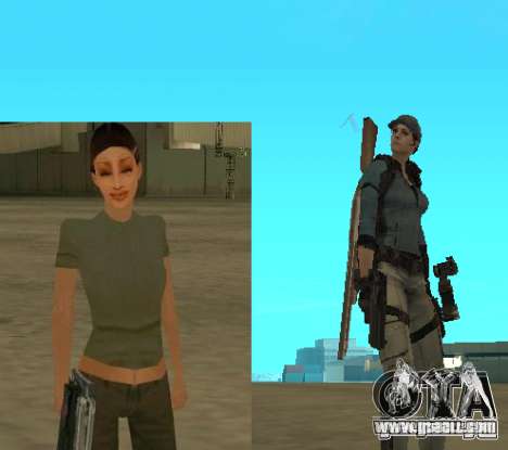 Updated Pak characters from Resident Evil 4 for GTA San Andreas
