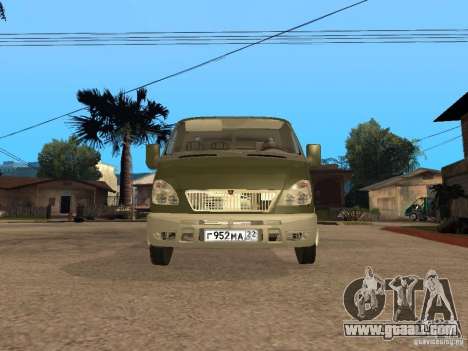 GAZ 3302 v 1.2 (Gazelle tow truck) for GTA San Andreas