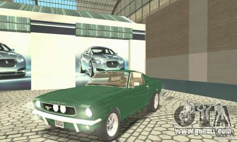 Ford Mustang Fastback 1967 for GTA San Andreas