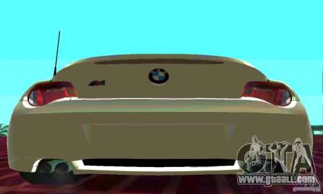 BMW Z4 E85 M for GTA San Andreas