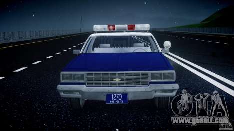 Chevrolet Impala Police 1983 [Final] for GTA 4