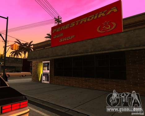 Stores The Restructuring for GTA San Andreas