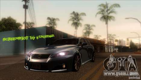 Lexus IS-F for GTA San Andreas