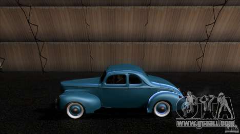 Ford Deluxe Coupe 1940 for GTA San Andreas