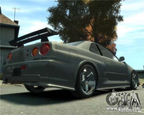 Nissan Skyline GT-R34 Nismo for GTA 4