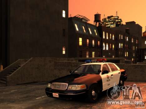 Ford Crown Victoria LAPD v1.1 [ELS] for GTA 4