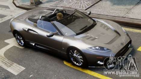 Spyker C8 Aileron Spyder Final for GTA 4