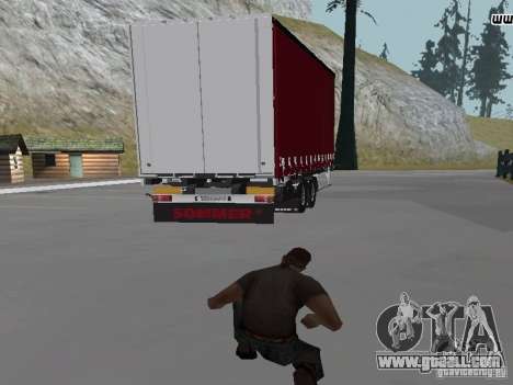 Trailer for Renault Magnum for GTA San Andreas