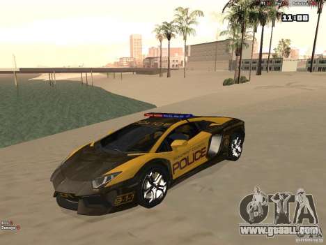 Lamborghini Aventador LP700-4 Police for GTA San Andreas