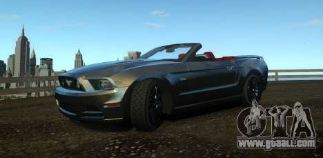 Ford Mustang GT Convertible 2013 for GTA 4