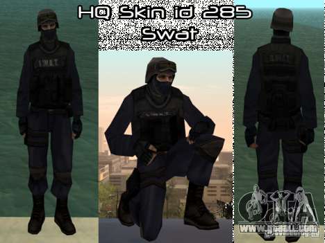 HQ skin S.W.A.T for GTA San Andreas