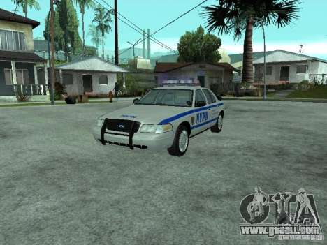 Ford Crown Victoria NYPD for GTA San Andreas