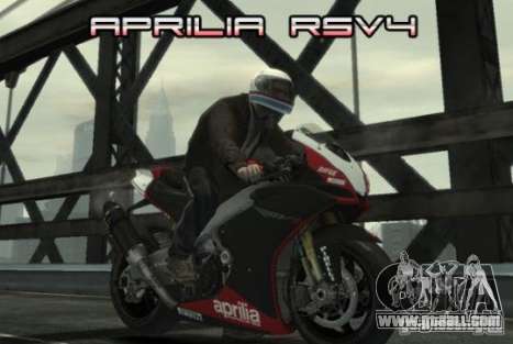 Aprilia RSV4 SBK for GTA 4