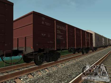 Open wagon cargo company for GTA San Andreas