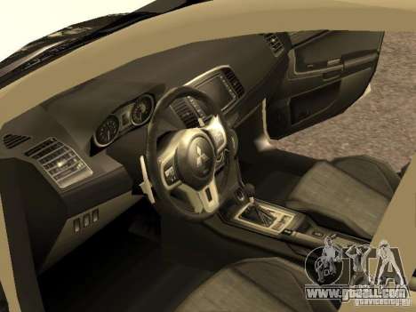 Mitsubishi Lancer Evolution X for GTA San Andreas