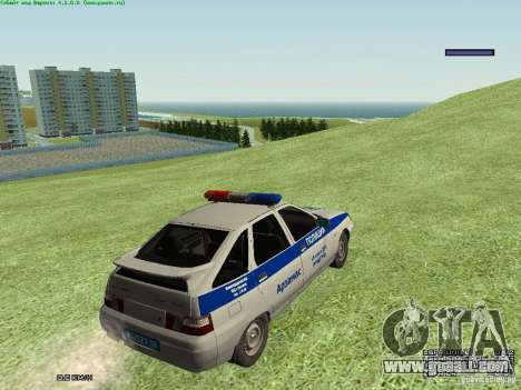 LADA 2112 DPS Police for GTA San Andreas